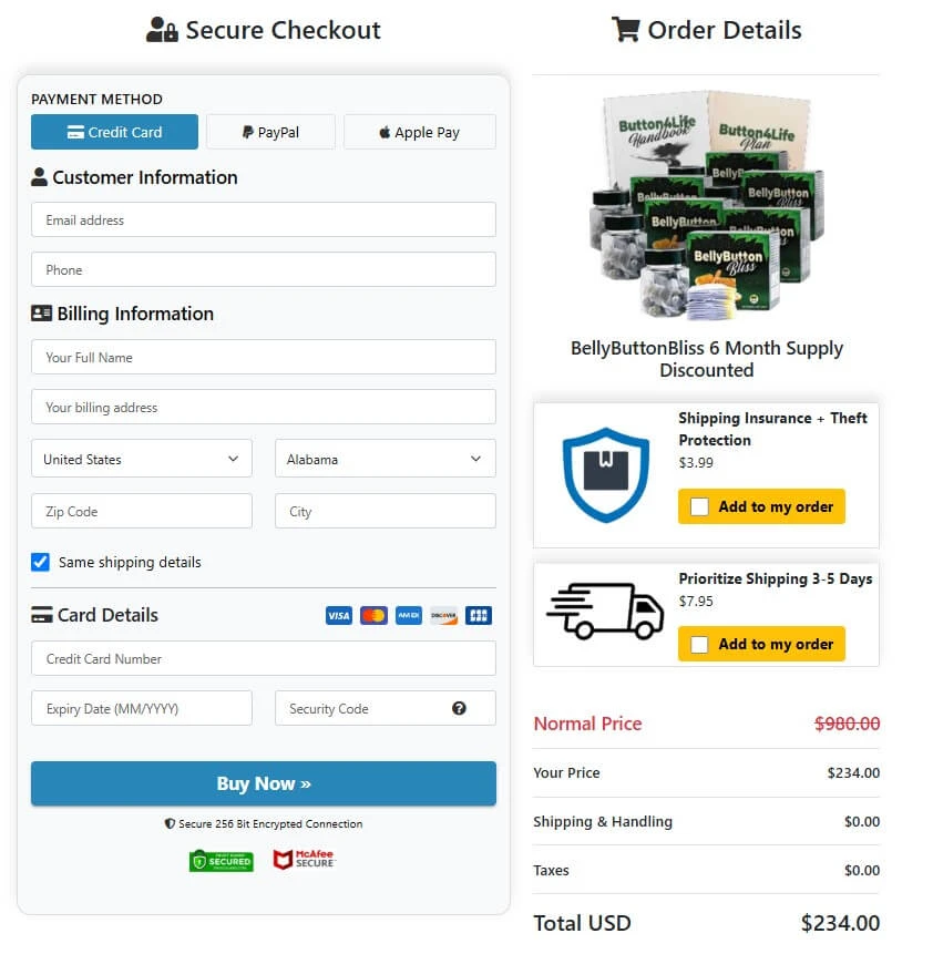 Belly Button Bliss discount